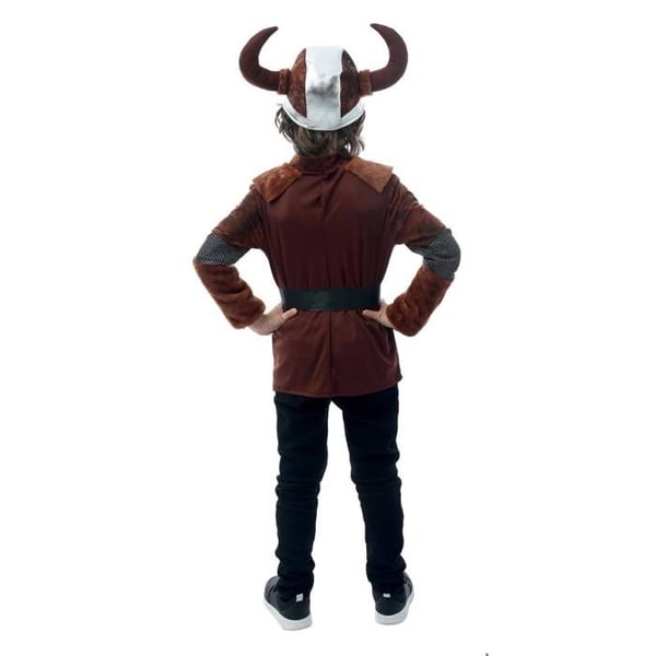 Barnkostym - LITEN CLOWN - Viking Kille - Brun - Polyester - 10 år