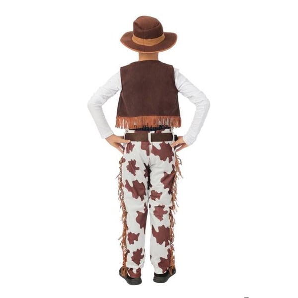 Kostym - LITEN CLOWN - Cowboy Barn - Brun - Polyester - 3+ år