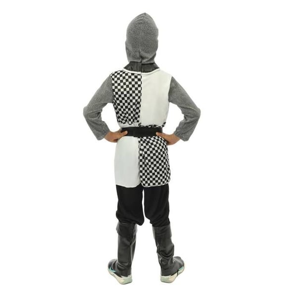 Kostym - LITEN CLOWN - Barnkostym Riddare - Grå - Från 3 år - Polyester