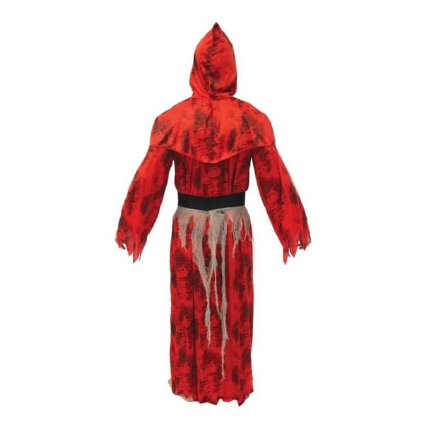 Kostym - LITEN CLOWN - Zombie Spöke Vuxen - Röd - Lätt och bekväm - Polyester