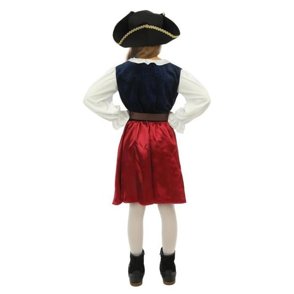 Barnkostym - LILLA CLOWN - LILLA CLOWN - Röd - 5-6 år - Lätt polyester