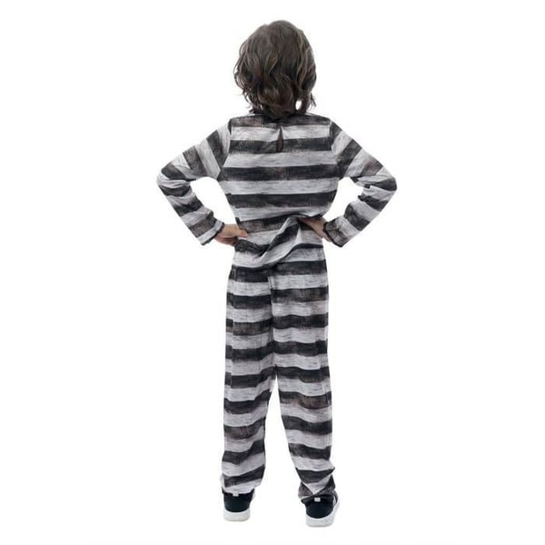 Fångdräkt Pojke - LITEN CLOWN - Barnkostym - Lätt och Bekväm - Polyester - 7 till 9 år