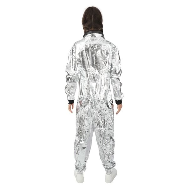 Astronautkostym - PTIT CLOWN - 24750 - Dam - Storlek XS - Grå silver