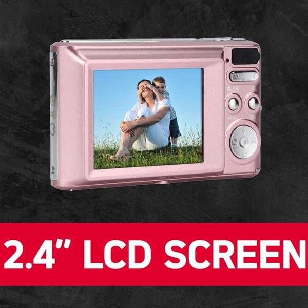 Digitalkamera - AGFA PHOTO - DC5500 - 24 Megapixlar - 8x Digital Zoom - Rosa