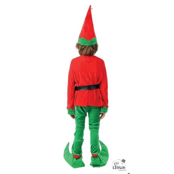 Tomteutklädnad - PTITCLOWN - Tomte - Sammetseffekt - 10 år - Flerfärgad