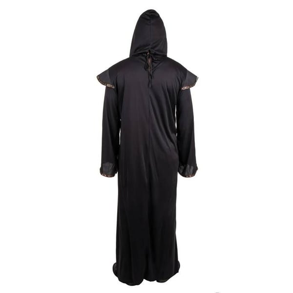 Kostym man - LITEN CLOWN - Mörkrets krigare - Storlek S/M - Svart - Tunika och scarf