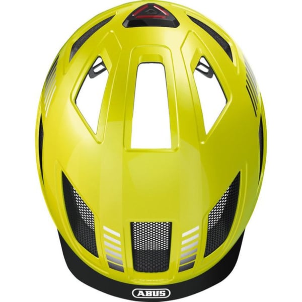 Cykelhjälm - ABUS - HYBAN 2.0 - Gul - Lätt - Integrerade reflexer - Optimal ventilation