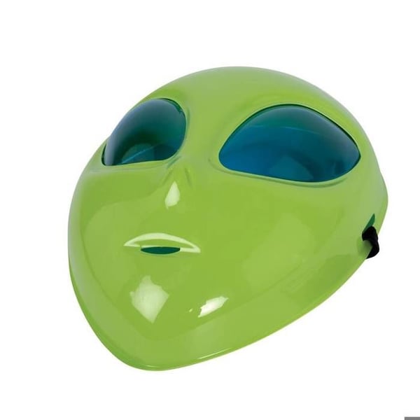 Ansiktsmask utomjording - PTIT CLOWN - utomjording - Grön - Utomjordisk modell - Grön färg