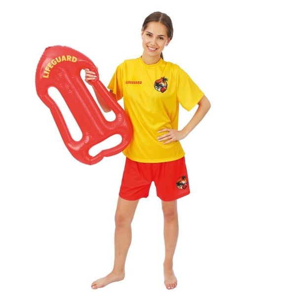 Kostym - LITEN CLOWN - Livräddare - Storlek L/XL - Gul - Vuxen