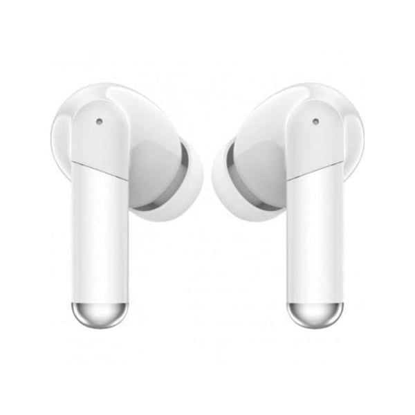 Muvit M2404 trådlösa Bluetooth-hörlurar med ANC+ENC brusreducering, vit fodral