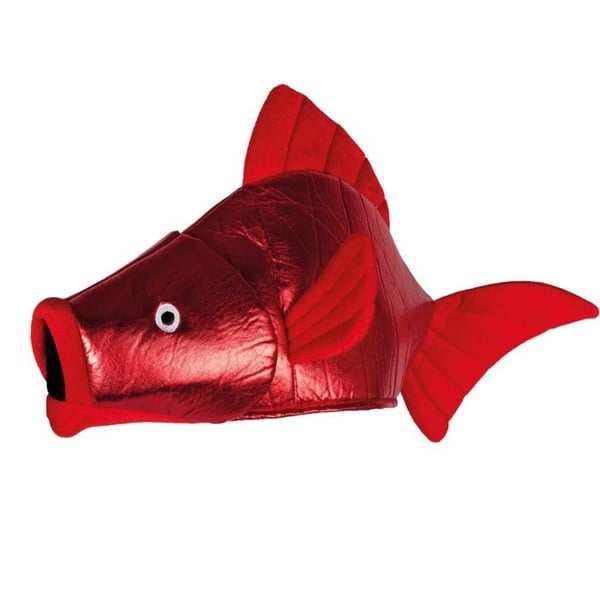 Fiskhatt - LILLA CLOWN - LILLA CLOWN - Röd - Vuxen - Karneval/Halloween