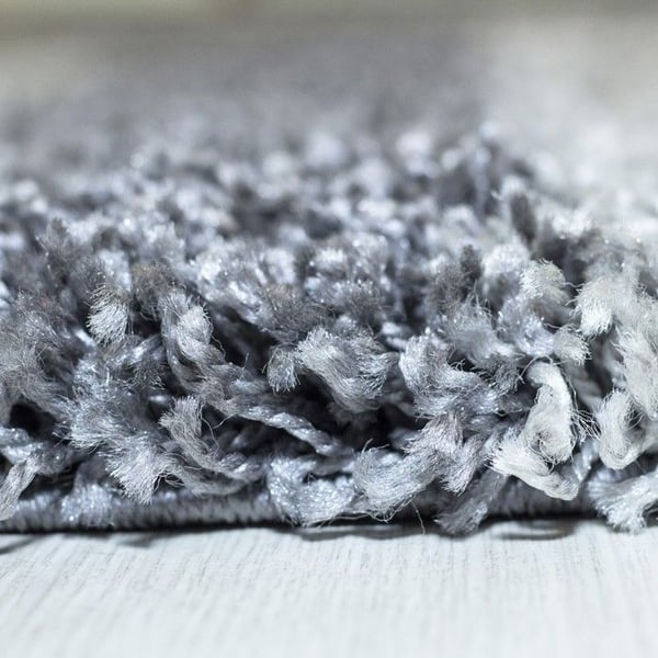Tapis - AYYILDIZ - Gala Shaggy - Grå-Grå Ljus - 280x370cm - Lång Lugg 30mm
