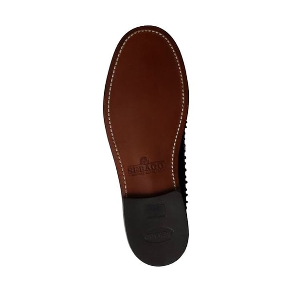 Sebago Docksides Derbie Cuir Dan Studs Kvinna - Svart