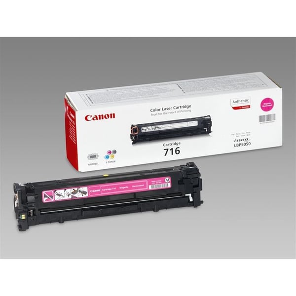 Magenta CANON 716 tonerkassett - Kompatibel LBP-5050/5050n, MF-8030Cn - Kapacitet 1500 sidor