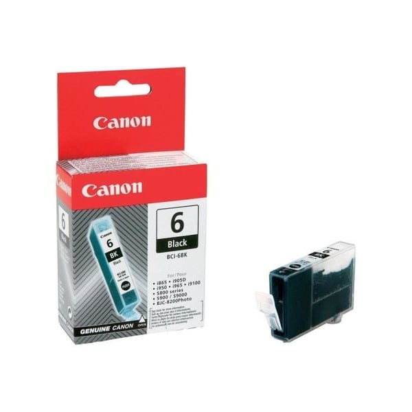 CANON Förpackning med 1 bläckpatron - BCI-6B - Svart - standardkapacitet 13 ml