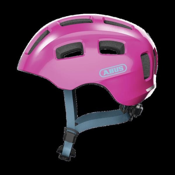 Cykelhjälm Barn - ABUS - YOUN-I 2.0 - Fuchsia - In-Mold - Inbyggd LED