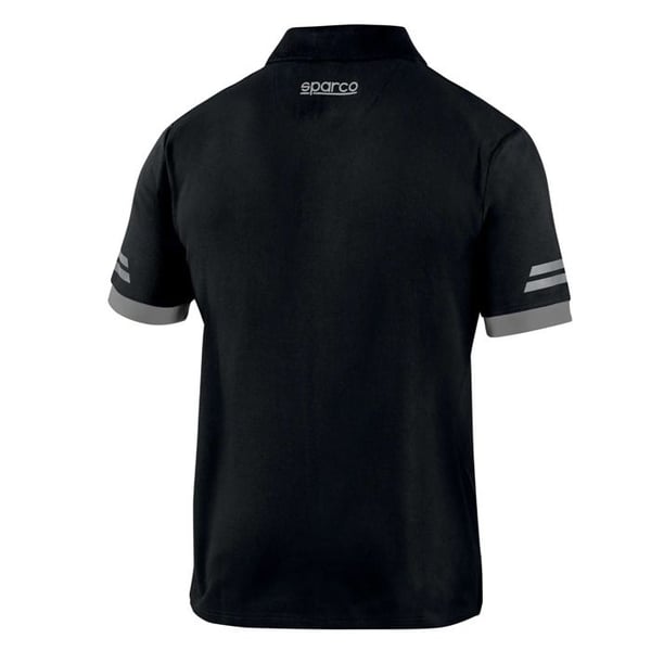Polo - SPARCO - Toledo - Reflekterande band - Svart/Mörkgrå - Unisex