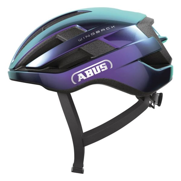 Västra cykelhjälm - ABUS - Wingback - Lila - Polykarbonat - 250g lätt