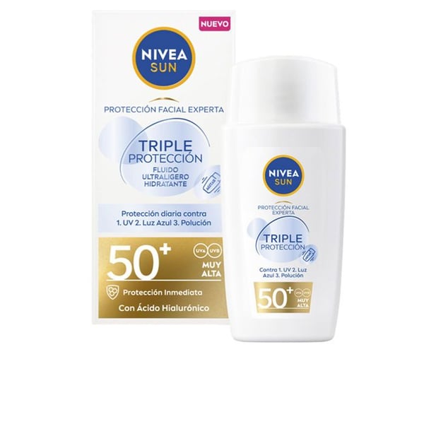 SUN TRIPLE PROTECTION ultralätt ansiktsfluid SPF50+ 40 ml