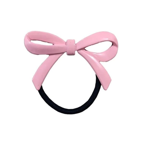 Elastisk Casual Anastasie med Rosa Ribbonsknut