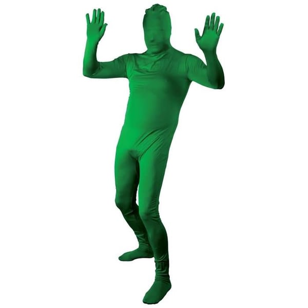 Kostym andra hud - LITEN CLOWN - KOLALAPO - Grön - Vuxen - 95% Polyester/5% Spandex