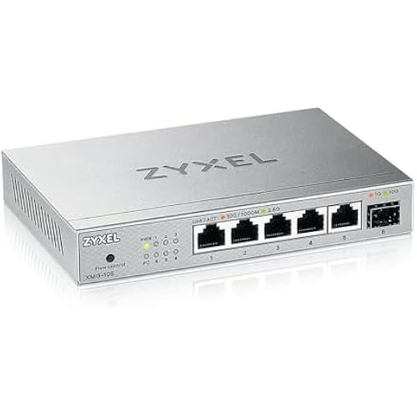 Switch - ZYXEL - XMG-105 - 5 portar 2,5G - 1 SFP+ - Ohanterad - Kontor