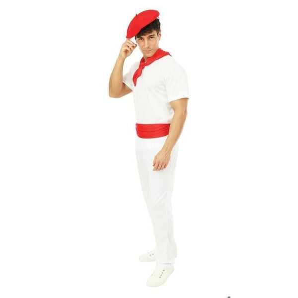 Kostym Feria Vuxen - LITEN CLOWN - LITEN CLOWN - Röd - Polyester - Basker, t-shirt, byxor