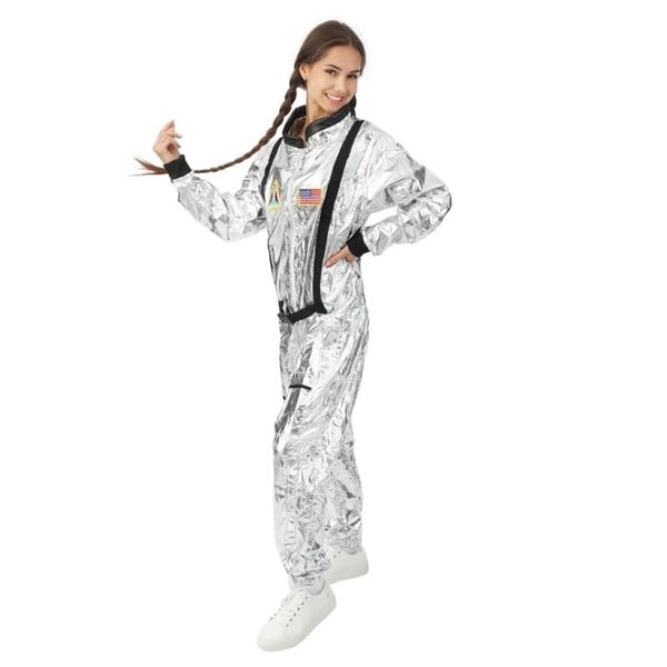 Astronautkostym - PTIT CLOWN - PTIT CLOWN - Grå/Silver - XXL - Kvinna