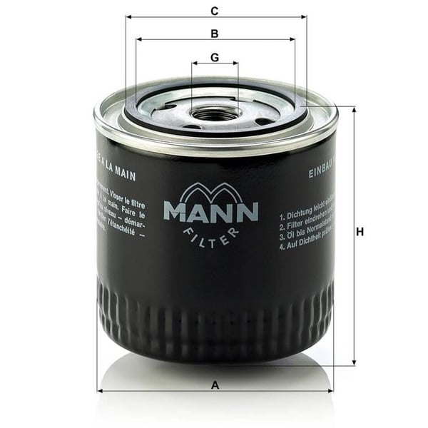 MANN-FILTER W 920/17 oliefilter