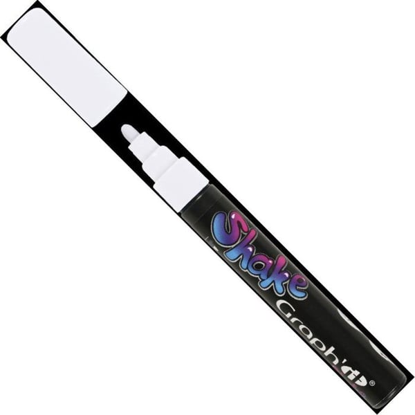 Krayon - Graph'it - Skaka - 4 mm - Opaque - Vit