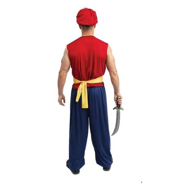 Kostym - LITEN CLOWN - Orientalisk Prins Adult - Blå - Polyester - Lätt och bekväm