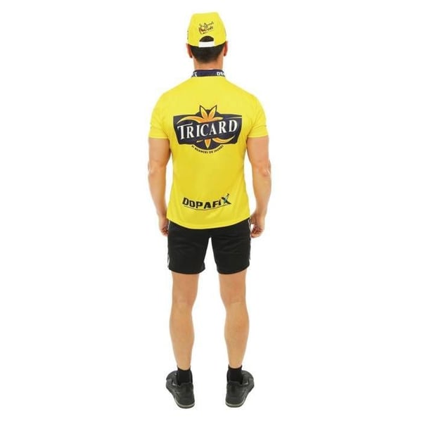 Cykeldräkt - LITEN CLOWN - LITEN CLOWN - Gul - T-shirt, shorts, keps - Lätt polyester