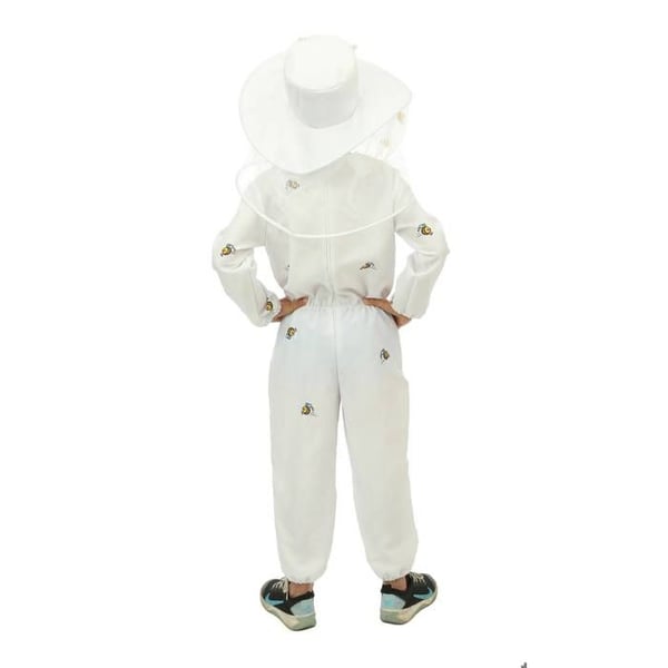Kostym - LITEN CLOWN - Barnkostym Biodlare - Vit - Polyester - Lätt och bekväm