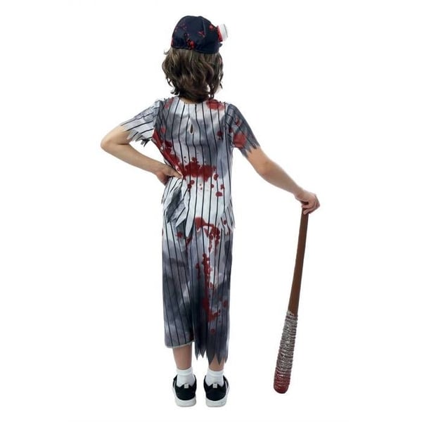Kostym - LITEN CLOWN - Zombie Baseballspelare Kille - 5-6 år - Polyester - Komplett (hatt, topp, byxor)