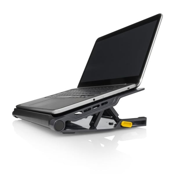 Ventileret støtte til computer - TARGUS - Chill Mat + - 4 USB 2.0 porte - Sort - 2 blæsere