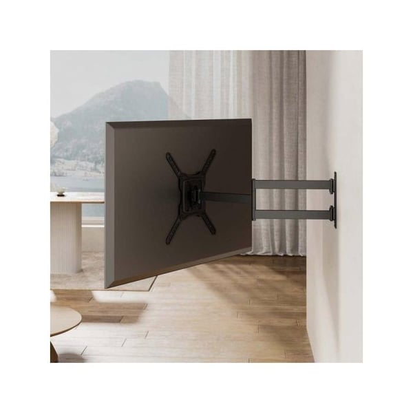 Väggfäste AISENS WT65TSLE-383 Svängbart Tiltbart Justerbart 23-65" 35kg VESA 400x400mm Svart Stål