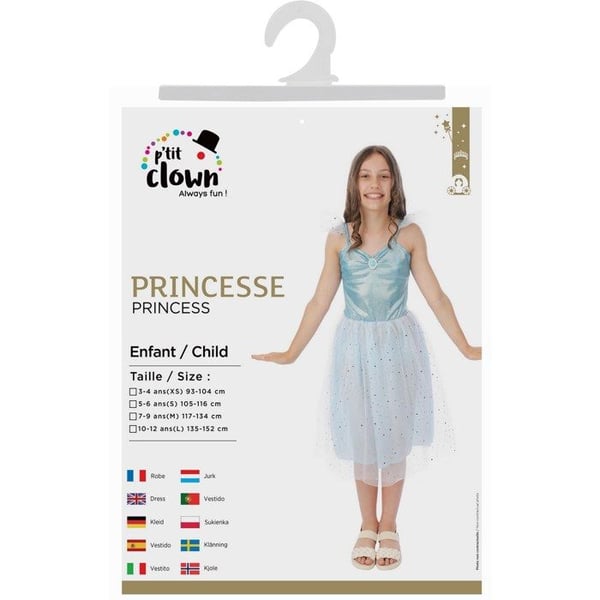 Prinsessklädsel - PTIT CLOWN - PTIT CLOWN - Blå - 3/4 år - Flicka
