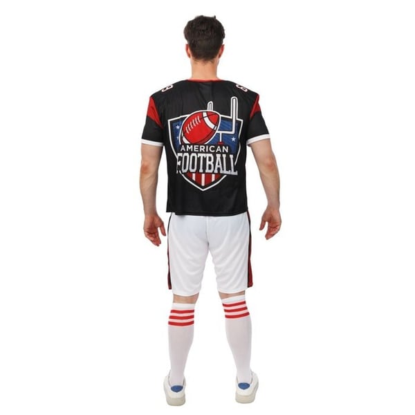Amerikansk fotbollskostym - LITEN CLOWN - LITEN CLOWN - Storlek S/M - Vuxen - Karneval/Halloween