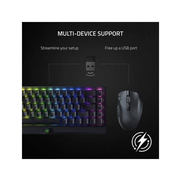 RAZER Naga V2 HyperSpeed Mouse Svart
