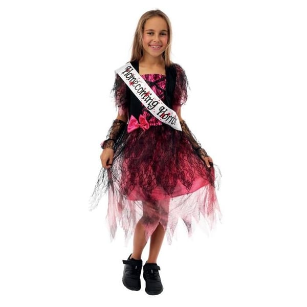 Kostym Barn - LITEN CLOWN - Promo Drottning - Zombie Flicka - 5-6 år - Polyester