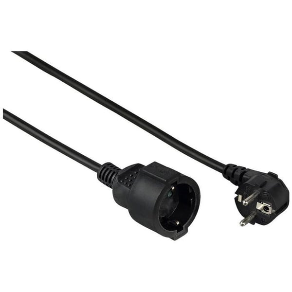 Hama 00047869 förlängningssladd svart 3 m H05VV-F 3G 1,5 mm²