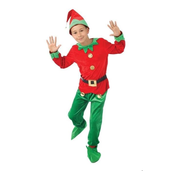 Barnkostym - PTITCLOWN - Liten - Sammetseffekt - Flerfärgad - 10 år