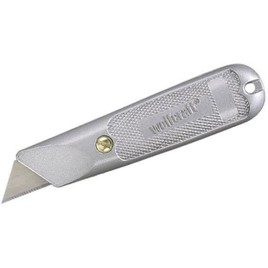 Kutter - WOLFCRAFT - 1 fast trapetsklinga - Fast kniv - Precision - Ergonomisk