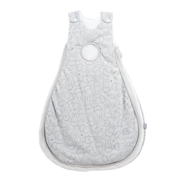 ROBA "safe asleep®" Baby sovsäck – Différentess – AIR – design "miffy®" - Ljusgrå