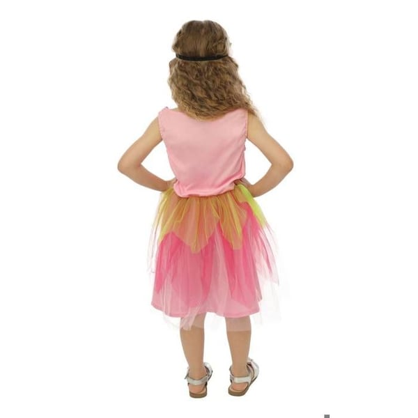 Kostym - LITEN CLOWN - Fata Flicka - Rosa - 7-9 år - Klänning och hårband