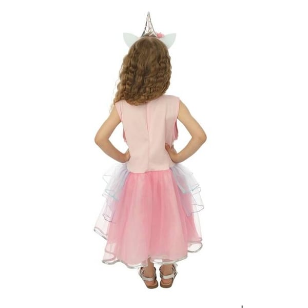 Kostym - LITEN CLOWN - Kostym Enhörning Flicka - Rosa - 3-4 år - Polyester