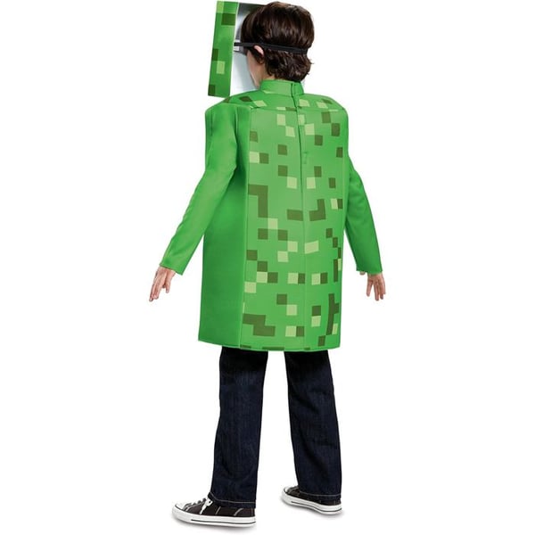 Luxuös creeper Minecraft-kostym barn