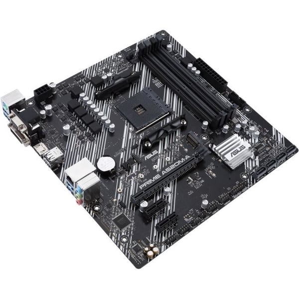 Moderkort - ASUS - PRIME A520M-A II/CSM - AMD A520 - Socket AM4 micro ATX