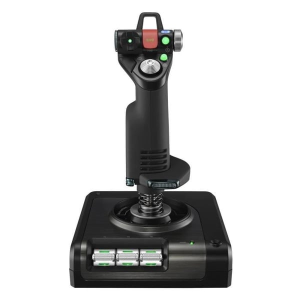 Joystick - Kablet - Logitech G - X52 Pro Flight Control Panel - Kompatibel med PC - Sort