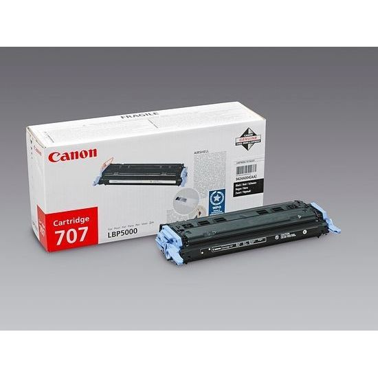 CANON Pack med 1 tonerkassett - 707 - Svart - standardkapacitet 2500 sidor